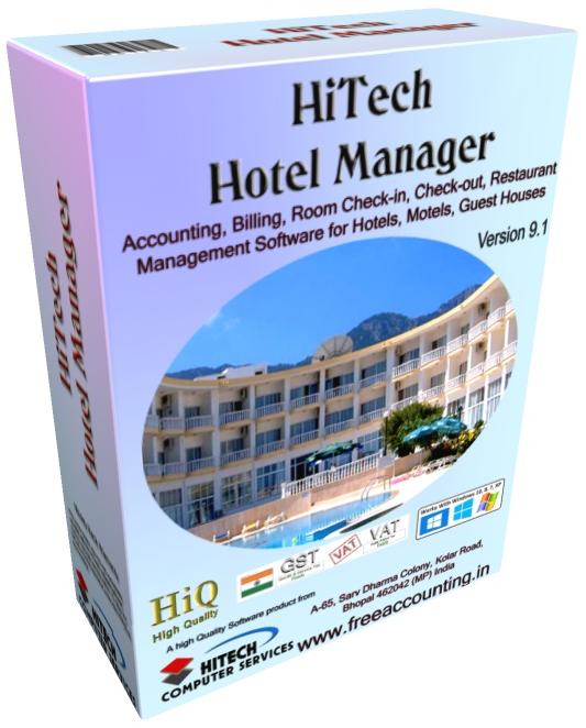 Billing and Accounting Software for management of Hotels, Restaurants, Motels, Guest Houses. Modules : Rooms, Visitors, Restaurant, Payroll, Accounts & Utilities. Free Trial Download.