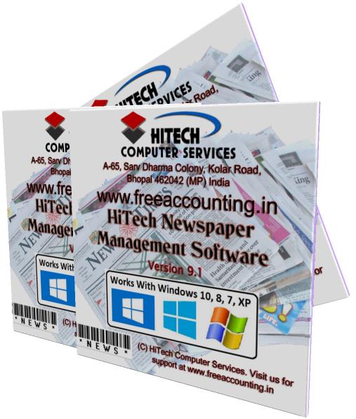 Business Management and Accounting Software for newspaper, magazine publishers. Modules : Advertisement, Circulation, Parties, Transactions, Payroll, Accounts & Utilities. Free Trial Download.