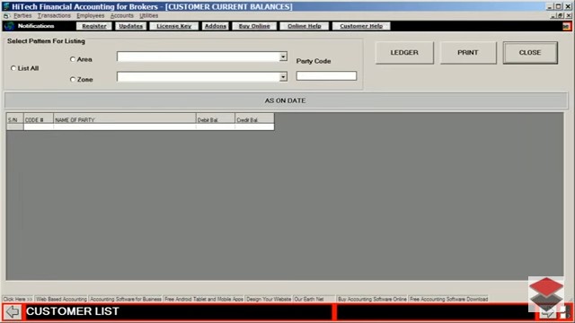 HiTech Financial Accounting Software for Commodity Brokers, Commission Agents, Business Management and Accounting Software for commodity brokers, commission agents. Modules : Parties, Transactions, Payroll, Accounts & Utilities. Free Trial Download.