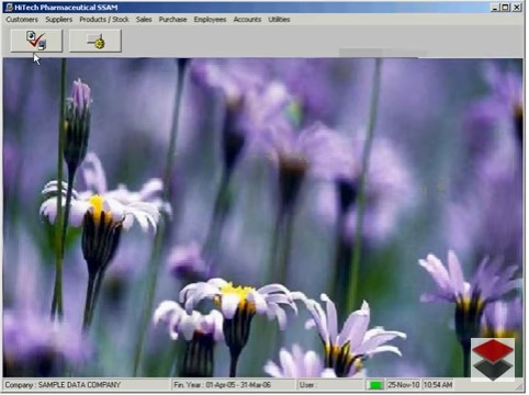 HiTech Pharmaceutical SSAM (Accounting Software for Medical Billing), Business Management and Accounting Software for pharmaceutical Dealers, Medical Stores. Modules :Customers, Suppliers, Products, Sales, Purchase, Accounts & Utilities. Free Trial Download.