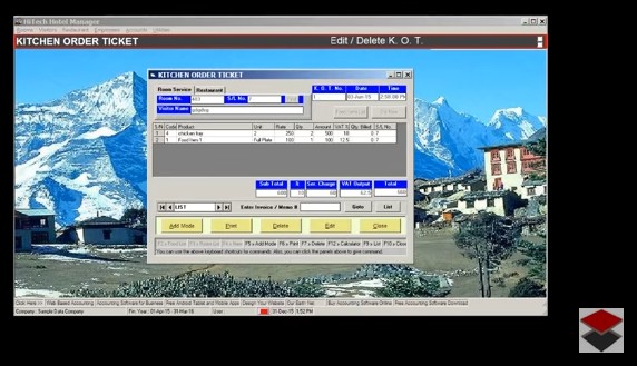 Call Accounting Software, Billing, Accounting software for Hotels, Business Management and Accounting Software for Hotels, Restaurants, Motels, Guest Houses. Modules : Rooms, Visitors, Restaurant, Payroll, Accounts & Utilities. Free Trial Download.