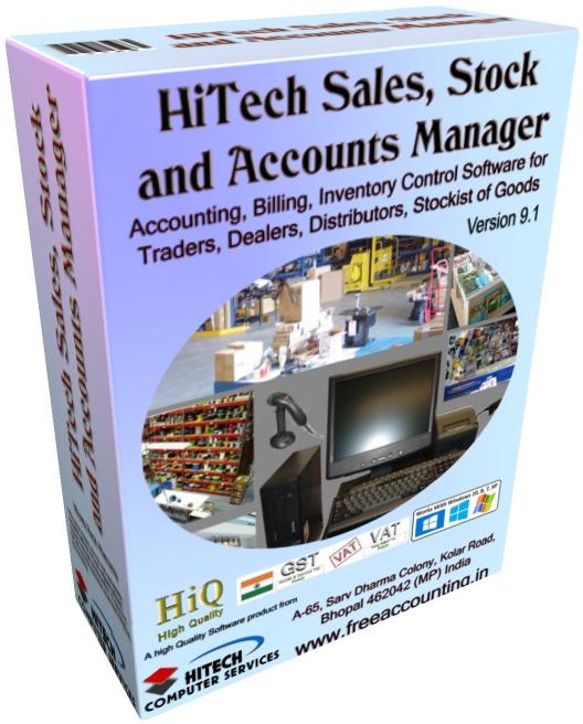 Web based Billing, POS, Inventory Control, Accounting Software with CRM for Traders, Dealers, Stockists etc. Modules: Customers, Suppliers, Products / Inventory, Sales, Purchase, Accounts & Utilities. Free Trial Download.