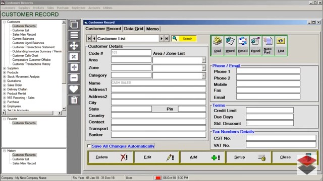 Accounting Software, Billing Software, Accounting Software, Invoicing, Inventory Control, Billing or Invoicing, POS, Inventory Control, Accounting Software with CRM for Traders, Dealers, Stockists etc. Modules: Customers, Suppliers, Products / Inventory, Sales, Purchase, Accounts & Utilities. Free Trial Download.