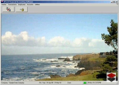 HiTech - Online Accounting Software, Business Accounting Package, A Web based Accounting Package designed to meet the requirements of small and medium sized business. This web based software is extremely handy in automating the routine accounting tasks.
