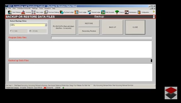 Free download of VAT Accounting Software with Inventory Control, Free trial download of Business Management and VAT Accounting Software for Traders, Dealers, Stockists etc. Modules: Customers, Suppliers, Products / Inventory, Sales, Purchase, Accounts & Utilities. Free Trial Download.